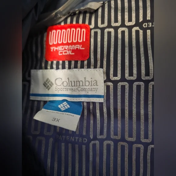 Columbia Womens Navy Puffer Jacket - Picture 2 of 6